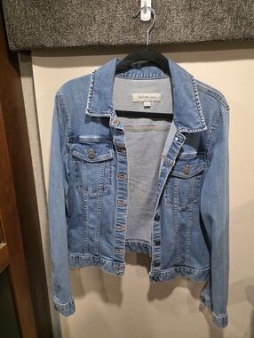 Y2k Calvin Klein Jeans Light Blue Denim Jacket - Women's